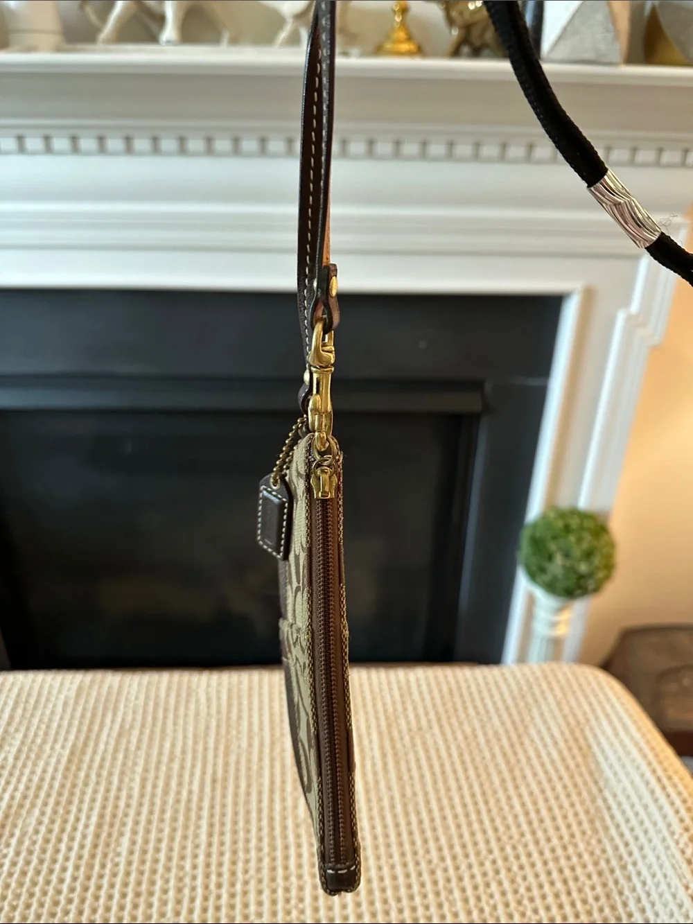 Coach chocolate jacquard khaki